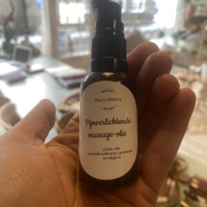 Pijnverlichtende massage olie