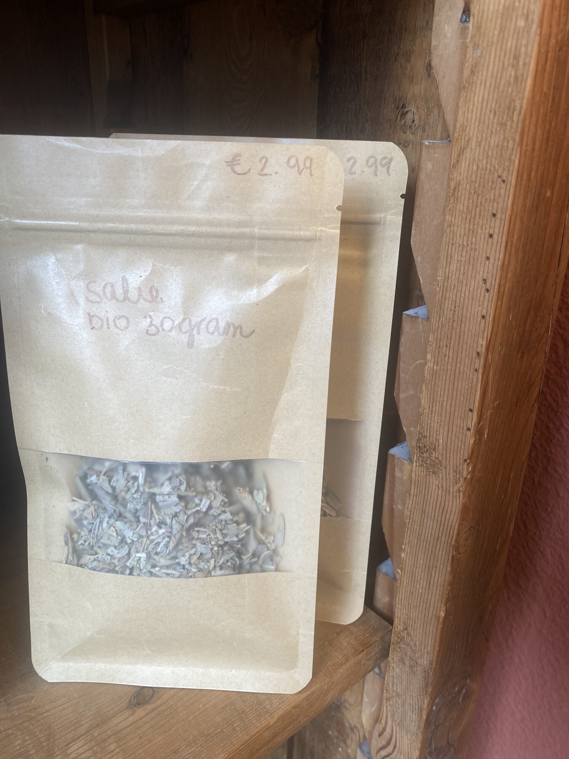 Gedroogde Biologische Salie