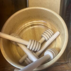 Houten honinglepeltjes