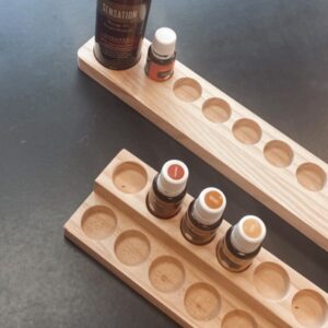 Houten olie organizer - DUBBEL